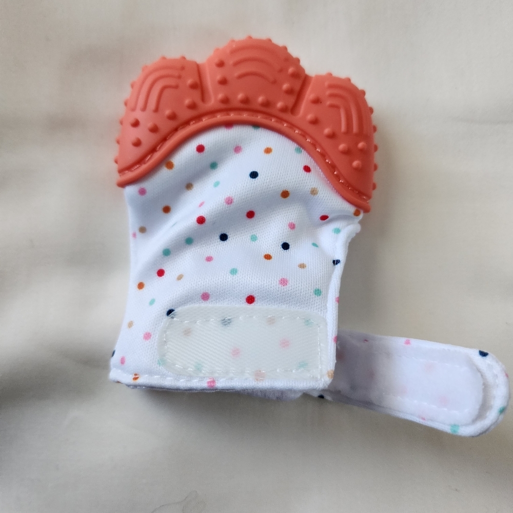Baby hand silicone teether